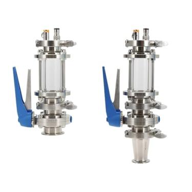 Imagem de Homebrew Dry Hopper Tri-Clamp 5 cm Fermentação Sem Oxigênio Sob Pressão Fermentador Cônico Peças Aço Inoxidável Grau Alimentício 304