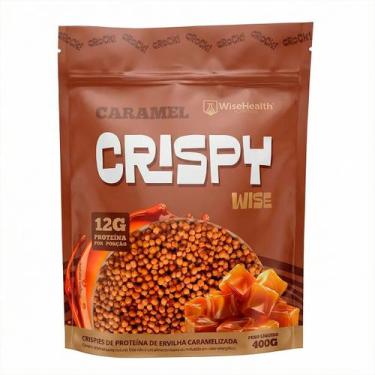 Imagem de CRISPY WISE Caramel 400g Crispie proteico sabor caramelo - WiseHealth