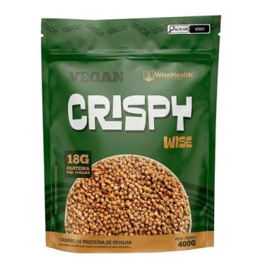 Imagem de CRISPY WISE Vegan 400g Crispie proteico à base de Proteína de ervilha 