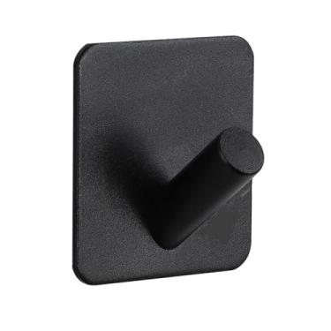 Imagem de NevStp Ganchos de parede adesivos montados para chave de porta casaco de pano de banheiro cabide de roupão de cozinha rack prateleira gancho de bolsa, BK1PCS