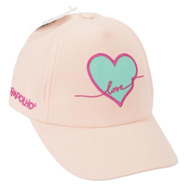 Imagem de Boné Menina Rosa / Coração 2 a 4 anos -Pimpolho