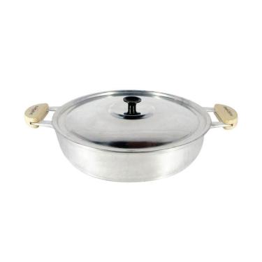 Imagem de Frigideira Panela Alumínio Fundido Polida Alça Meia Lua 45cm