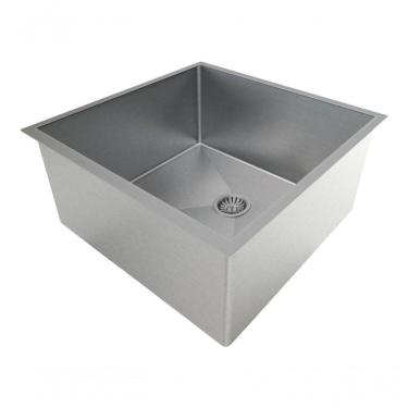 Imagem de Cuba Gourmet Moderna 40X40 De Aço Inox Quadrada