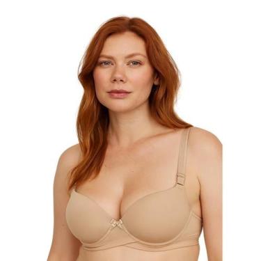 Imagem de Sutiã Adulto Bojo Liso Base Cruzada Alça Ajustável Regulavél - PINK LO