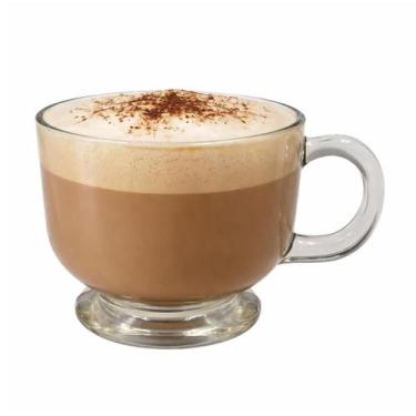 Imagem de Xícara Jumbo Vidro 480ml Resistente Para Bebidas 1 Und - EM CASA TEM