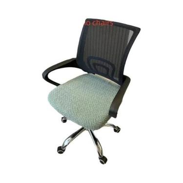 Imagem de Capa Elástica Lavável Para Cadeira De Escritório, Protetor De Assento 