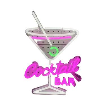 Imagem de Luz Neon LED Amarela Para Decoração De Bar Ou Quarto Masculino, Alimen