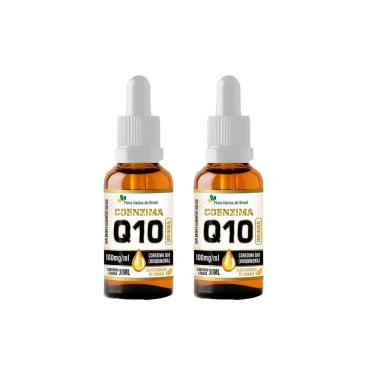 Imagem de Kit 2x Coenzima Q10 100mg gotas Laranja 2x30ml Flora Nativa-Unissex
