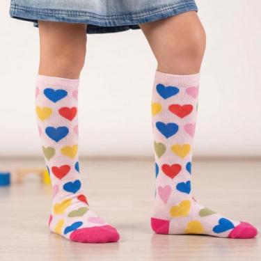 Imagem de Meia galochita infantil meninas colorida para galocha infantil, meia c