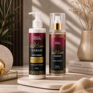Imagem de Kit Body Splash e Hidratante Corporal Árabe Sabah - Belo Charme