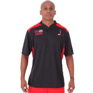 Imagem de Camisa Basquete Masculina M10 Performance Chicago 23, Preto, GG