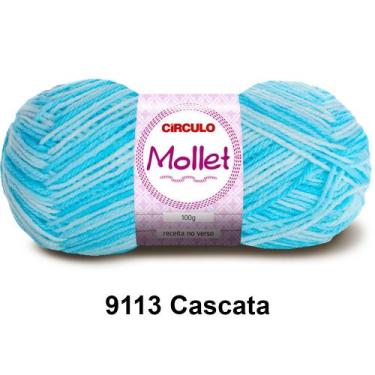 Imagem de Lã Fio Mollet Círculo 100g 200m Novelo Multicolor - Cores, 9113 - Casc