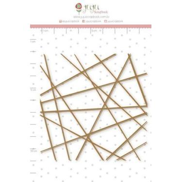 Imagem de Adesivo JU - Chipboard - Nosso Herói - Linhas - Juju Scrapbook