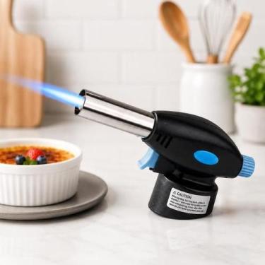 Imagem de Maçarico Culinário Profissional Portátil Regulagem Gourmet - Mm House