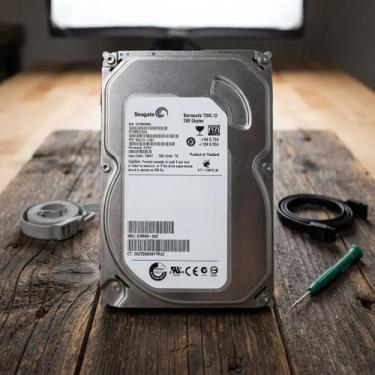 Imagem de Disco Rigido Hd Interno 250gb Seagate Sata 3,5 Branco
