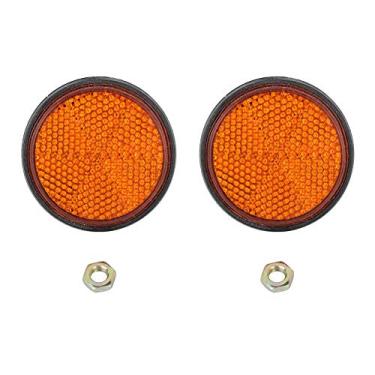 Imagem de Refletor universal de motocicleta Refletor Redondo 2 peças Gorgeri (material PMMA)