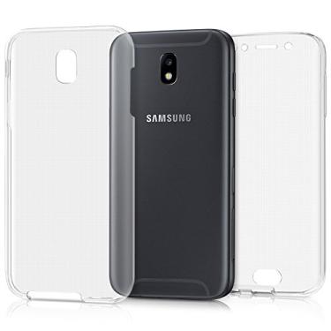 Imagem de Capa kwmobile compatível com Samsung Galaxy J5 Pro 2017 – Capa protetora de silicone TPU transparente – Transparente