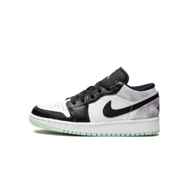 Imagem de Jordan Boy's Air Jordan 1 Low SE (Big Kid) White/Mint Foam/Black/Light Bordeaux 6.5 Big Kid M