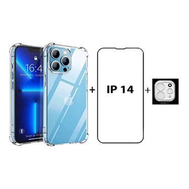 Imagem de Capa para Iphone 14 Antichoque + Película 3d + Película Câmera - Para Todos Modelos (IPHONE 14 PLUS)