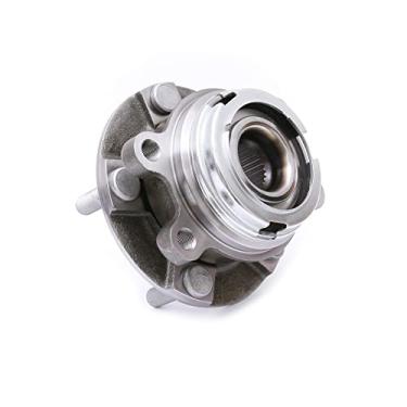 Imagem de HICKS HA590125 Conjunto de rolamento e cubo dianteiro (conjunto de 1, W/ABS) para Infiniti EX35, FX35, FX45, FX50, G25, G35, G37, M35, M37, M45, M56, Q50, QX50, QX70 [somente modelos AWD]