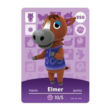 Imagem de Elmer - Nintendo Animal Crossing Happy Home Designer Series 4 Amiibo Card - 350