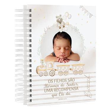 Imagem de Caderneta De Vacinação Atualizada Tema HERANÇA DO SENHOR com Foto e Nome - Menino