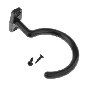 Imagem de Fancyes Placa de mesa de bilhar de liga de zinco, ganchos de taco, gancho de piscina de vara de ponte com 2 parafusos, suportes de taco de sinuca de sinuca