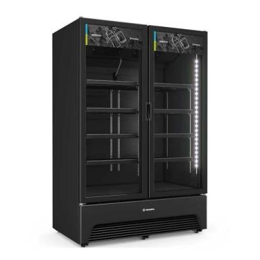 Imagem de Expositor Vertical Multiuso 2 Portas 1257 Litros VBM3AH All Black 220V - Metalfrio
