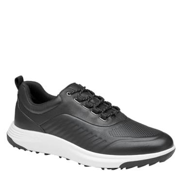 Imagem de Johnston and Murphy Tênis híbrido masculino Amherst Gl1 Luxe, Preto à prova d'água de flor integral, 9.5