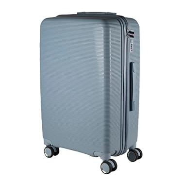 Imagem de Mala de Viagem Media em Polipropileno 4 rodas 360 - AeroMalas Capadócia (Azul Claro)