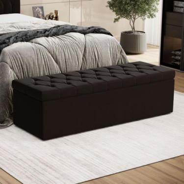 Imagem de Calçadeira Estofada Almofadadas para Cama Box Sagitarius 195 para Cama