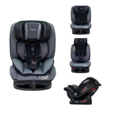 Imagem de Cadeira Infantil para Carro 4Road 0 a 36kg Preto e Cinza Burigotto