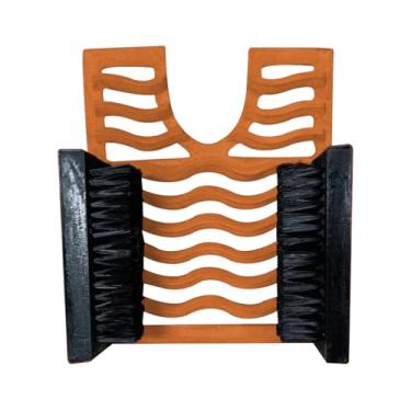 Imagem de ARSUK Raspador de bota – 3 em 1 macaco e limpador de botas com escovas – Escova de limpeza resistente para remoção de lama e sujeira para botas – Extrator de bota de ferro fundido para uso externo