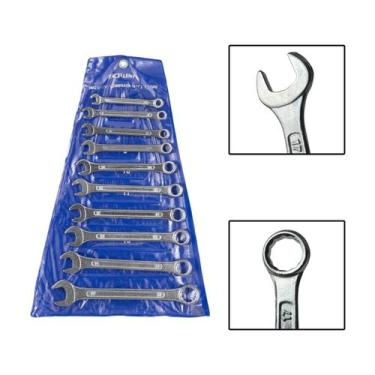 Imagem de Jogo De Chave Combinada 10 Peças de 6 a 17mm - EDA