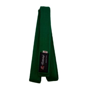 Imagem de Faixa de Judô Karatê Taekwondo Master Adulto Verde Torah, Verde, A3