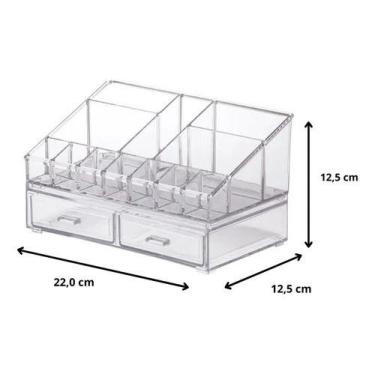 Imagem de Caixa Acrílico Organizador Gaveta Maquiagem/jóias/esmaltes - Paramount