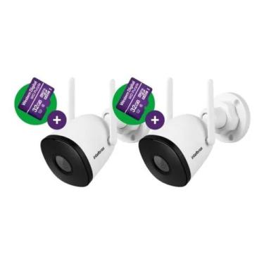 Imagem de Kit 2 Câmeras Wi-fi Intelbras Im5s Com Cartao 32gb Fullhd