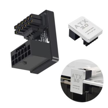 Imagem de Adaptador Energia PCIe 5.0 12VHPWR 16 pinos Ângulo 180 Graus para Plac