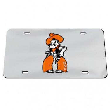 Imagem de WinCraft Placa de licença espelhada de cristal Oklahoma State University Pete L1680137