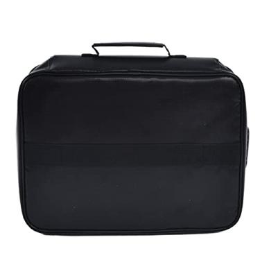 Imagem de Bolsa à prova de fogo para documentos MUNEFE, organizador seguro para arquivos portáteis, cofre à prova de fogo de grande capacidade para documentos domésticos (Preto)
