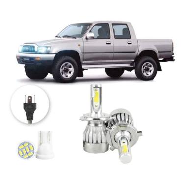 Imagem de Kit Lampadas Led Toyota Hilux 2002 A 2005 H4 20000lm - V10, Branco