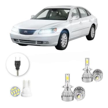 Imagem de Kit Lampadas Led Hyundai Azera 2012 A 2017 H8 H7 H7 20000lm - V10, Bra