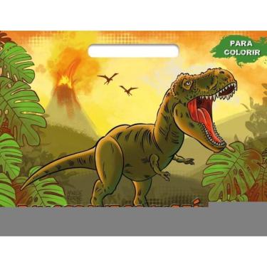 Imagem de Dinossauros Incríveis - Meu Blocão de Colorir