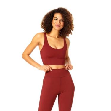 Imagem de Anne Cole Top de sutiã feminino, Uva, PP