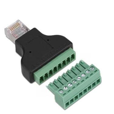 Imagem de DVR Ethernet Connector RJ45 Converter do Terminal de Parafuso Macho para Video Baluns
