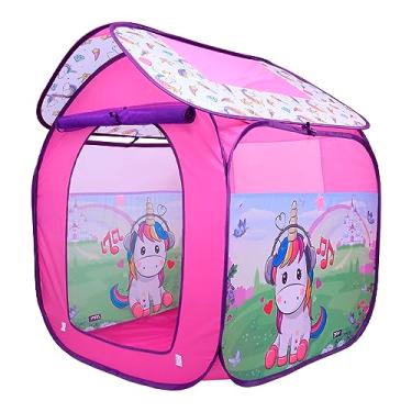 Imagem de Zippy Toys, Barraca Infantil Unicórnio 96cm Interativo Dobravel e Portátil - Rosa