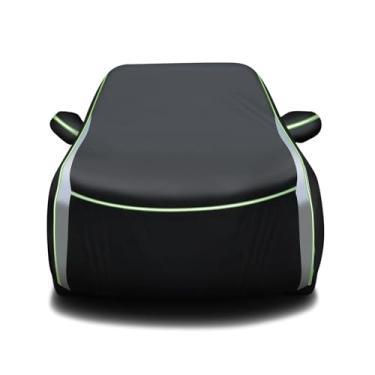 Imagem de Cartist Capa de carro completa para Honda Civic Sedan/Coupe 2000-2025 acessórios para todos os climas capas de carro ao ar livre para proteção UV Civic impermeável com zíper e tiras de segurança