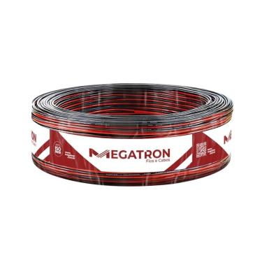 Imagem de Cabo para Som Megatron 2X1,00mm 100m Bicolor Preto/Vermelho