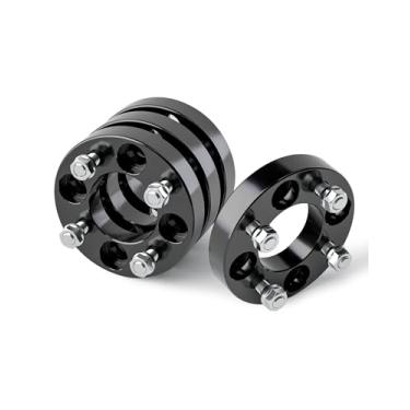 Imagem de HOWBOW Espaçadores de roda de carrinho de golfe Yamaha, espaçador de roda de 2,5 cm 4x4 (4x101,6) padrão de parafuso para Yamaha G1 G2 G3 G5 G8 G9 G11 G14 G16 G19 G20 G21 G22 G29 Diver, M12 x 1,25