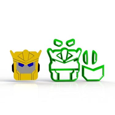 Imagem de Cortador Transformers - Bumblebee Modular Tamanho 5 Cm